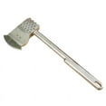 thumbnail image 1 of FHBVT 2 in 1 Stainless Steel Meat Tenderizer Aluminum Alloy Dual Side Hammer Flat and Textured Surface Kitchen Tool for Steak Pork Chicken Efficient Meat Softener Durable Rust Resistant Compact Grip, 1 of 2