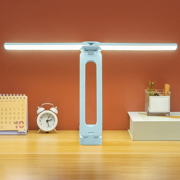 FHBVT 2-in-1 Desk Lamp, Adjustable Dimmable LED Desk Light, 3 Color Modes Touchscreen Control for Home Office Study, Flexible Arm Night Light, Eye Protection, Workbench Reading Light