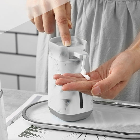 FHBVT 250ml Clear Plastic Pump Bottle 5.19In Leak Proof Refillable Wide Opening for Home Bathroom Kitchen Office Shampoo Lotion Hand Soap Massage Oil Liquid Soap Dispenser Countertop Storage