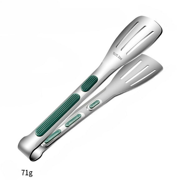 FHBVT 304 Stainless Steel Food Clips, Heavy-Duty Non-Stick Kitchen Tongs for Meat, Bread, Cake, and Barbecue, Corrosion-Resistant & Long-Lasting, Ideal for Grilling, Commercial Use & Cooking Tasks