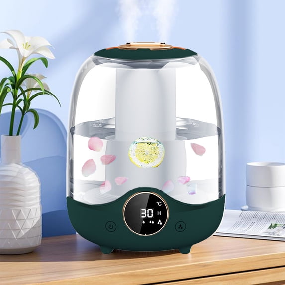 FHBVT 3L Humidifier for Bedroom, Cool Mist Oil Diffuser with 7 Night Lights, Quiet Humidifier for Large Rooms, Auto Shut-Off, Ideal for Family, Office, Nursery, and Sleep Improvement