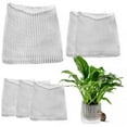 thumbnail image 1 of FHBVT 3Pcs Stainless Steel Metal Mesh Bag Plant Insect Prevention Root Barrier Fine Woven Mesh Anti-Rodent Protection for Home Garden Potted Plant Flower Vegetable Root Safety Guard Growing Tool, 1 of 3