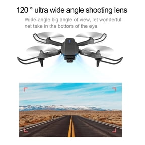 FHBVT 4K HD Camera Drone Quadcopter Pressure Fixed Height Stable Hover Folding Design Modular 1800mAh Battery 15min Flight Time Real-Time Transmission Remote Control With Spare Blades Storage Bag