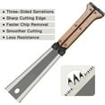thumbnail image 1 of FHBVT 5.5In Japanese Folding Hand Saw Double Edges 0.02In Thick Blade Wooden Handle Sharp Cutting Rust-Resistant Portable for Wood PVC Branches Plastic Camping Gardening Woodworking Hand Saw Tool, 1 of 9