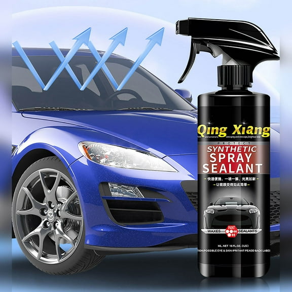 FHBVT 500ML Car Coating Wax Liquid Decontamination Glazing Maintenance Scratch Protection Hydrophobic Shine Long-Lasting Polymer Coating for Vehicle Paint Daily Car Care Polish