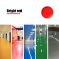 thumbnail image 1 of FHBVT 500ml Water-Based Silk Epoxy Floor Paint Quick-Dry Anti-Slip Curing Heat Cold Resistant Strong Adhesion Sealing Waterproof for Garage Cement Metal Ceramic Wood Indoor Outdoor Floor Coating, 1 of 2