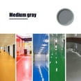 thumbnail image 1 of FHBVT 500ml Water-Based Silk Epoxy Floor Paint Quick-Dry Anti-Slip Curing Heat Cold Resistant Strong Adhesion Sealing Waterproof for Garage Cement Metal Ceramic Wood Indoor Outdoor Floor Coating, 1 of 2