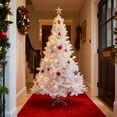 thumbnail image 1 of FHBVT 7ft Artificial Christmas Tree Premium Unlit Hinged Spruce Full Tree 1000 Dense Branch Tips Sturdy Reinforced Stand for Indoor Outdoor Home Office Party Holiday Christmas Winter Decor, 1 of 7