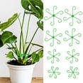 thumbnail image 1 of FHBVT 8PCS Green Plant Stem Support Stakes Reusable ABS Plastic Climbing Support Adjustable Height/Angle for Indoor Outdoor Plants Monstera Pothos Peonies Tomatoes Saplings Promotes Airflow Sunlight, 1 of 8