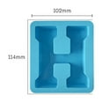 thumbnail image 1 of FHBVT Alphabet Cake Baking Mould, Flexible Silicone English Letter Mould, Ideal for Resin Art Soap Candle Making DIY Projects Create Custom Decorations for Parties Weddings Gifts Special Occasions, 1 of 2