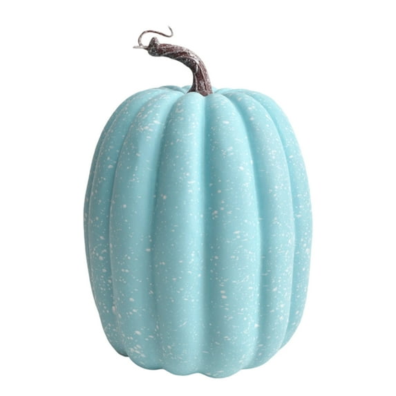 FHBVT Artificial Pumpkin 7.8 x 5.2 Inches, Large Foam Fake Decorative Pumpkin For Halloween Thanksgiving Fall Decorations Home Party Showcase Shop Table Centerpiece Seasonal Prop Harvest Decor