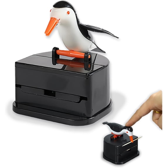 FHBVT Automatic Pop Up Toothpick Dispenser Bird Shaped Press To Eject Toothpick Holder Hygienic Storage Box For Family Gatherings Kitchen Dining Table Home Use Holiday Gift Kitchen Accessory