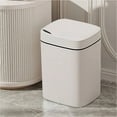 thumbnail image 1 of FHBVT Automatic Touchless Trash Can 6 Gallon Motion Sensor Bathroom Garbage Bin Waterproof Silent Lid Odor Sealed Smart Rubbish Container for Home Office Bedroom Narrow Space, 1 of 7