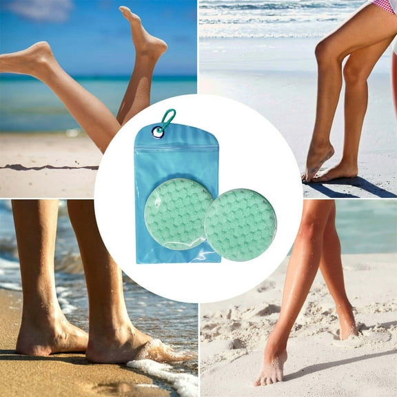 FHBVT Beach Sand Remover Set, Includes Sand Removal Bag, Gloves, and Brush, Efficient Sand Cleaning for Beach Goers, Also Useful for Garden Cleaning and Outdoor Spaces, Compact and Practical Design