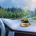 thumbnail image 1 of FHBVT Car Aromatherapy Diffuser Solar Powered Interior Purifier, Rotating Crystal Ball Fragrance Decor, Compact Dashboard Desk Decoration, Auto Relaxation Office Home Ambient Fragrance Gift, 1 of 9