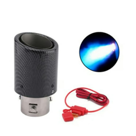 FHBVT Car Flame Effect LED Exhaust Pipe Light High Brightness Universal Fit Automotive Light Accessory Stylish Rear End Decor Energy Efficient Durable For Low Light Conditions Car Exterior Upgrade