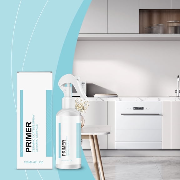 FHBVT Ceramic Coating Surfaces Restorer 120ml Furniture Tile Polish Gloss Enhancement Hydrophobic Protection for Home Ceramic Tile Porcelain Furniture Countertops Daily Care Cleaning Maintenance