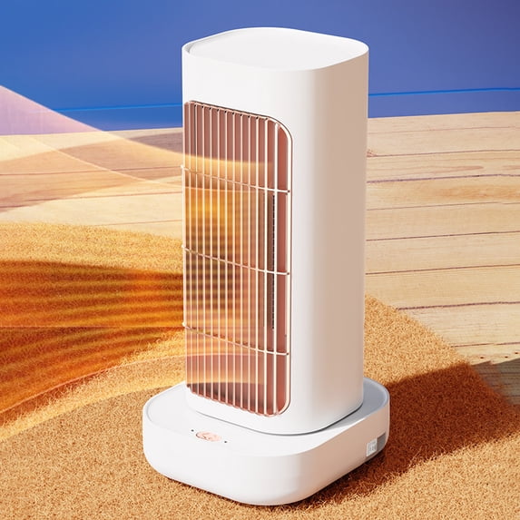 FHBVT Ceramic Fan Heater Space Heater Household Heater Multi-Function Shaking Fan, Fast Even Heating Adjustable Temperature 3 Heat Settings Safe Overheat Protection for Home Bedroom Living Room