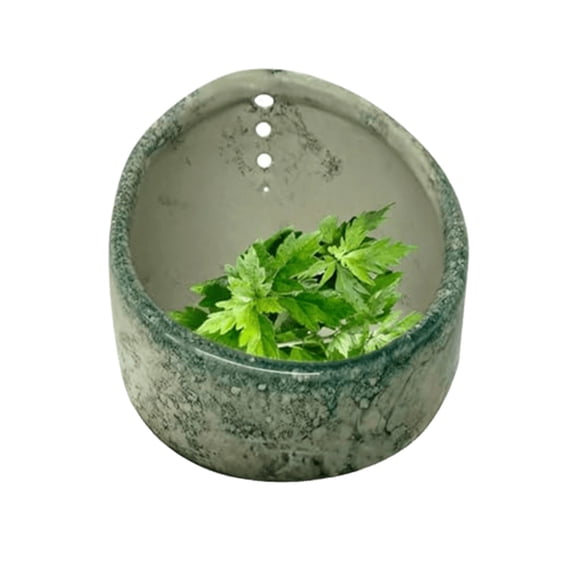 FHBVT Ceramic Herb Stripper Effortless Leaf Removal 2-in-1 Storage Bowl Food-Safe Dishwasher Safe Kitchen Meal Prep Parsley Cilantro Fresh Herb Prep Tool DIY Cooking Gadget Kitchen Essential