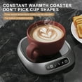 thumbnail image 1 of FHBVT Coffee Mug Warmer Desk Beverage Heater 3 Temp Settings 1-8H Timer Auto Shut Off Large Heating Panel for Ceramic/Glass/Stainless Steel Cups Office Home Christmas Thanksgiving Gift, 1 of 9