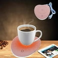 thumbnail image 1 of FHBVT Coffee Mug Warmer Desk Cup Warmer Automatic Shut Off Home Office Use Beverage Warmer For Coffee Milk Tea Keep Drink Warm 24H Day Flat Bottom Cups Compatible Winter Holiday Gift Essential, 1 of 6