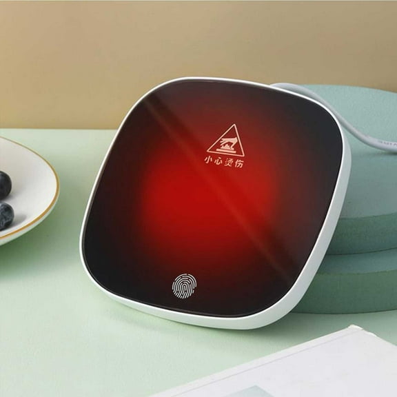 FHBVT Coffee Mug Warmer, Smart Beverage Warmer with Auto Shut Off, Adjustable Temperature for Coffee, Tea, Ideal for Office Desk and Home Use, Perfect Gift for Coffee Lovers