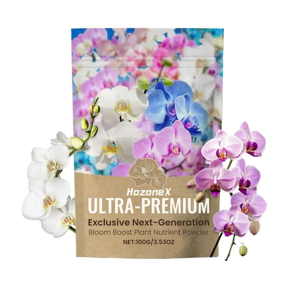FHBVT Flower Nutrition Powder Bloom Booster Plant Food Promotes Flowering Extends Bloom Period Enhances Nutrient Utilization Reduces Fertilizer Loss for All Flowering Plants Indoor Outdoor