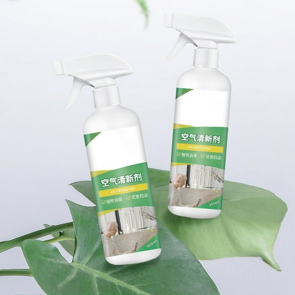 FHBVT Freshener Deodorizer Bedroom Bathroom Pet Room Shoe Cabinet Long-Lasting Aroma Spray 500ml Natural Plant Extract Odor Removal Sterilization Space Purifier Multi-Purpose Use