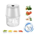 thumbnail image 1 of FHBVT Garlic Chopper, Food Processor Mincer for Garlic, Chili, Vegetables and Meat, Push-button Operation for Efficient Chopping, Ideal for Home Kitchens, Family Meals and Cooking Enthusiasts, 1 of 9