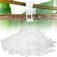 thumbnail image 1 of FHBVT Grapevine Flower Lattice Support Clips 50PCS Plastic Plant Clips for Luffa Cucumber Tomato Climbing Plants Garden Vine Fixing Growth Promotion Gardening Supplies Holiday Gift Accessory, 1 of 3