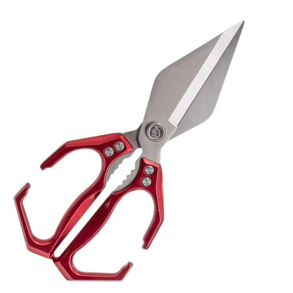 FHBVT Heavy-Duty Kitchen Shears Stainless Steel Multi-Functional Dishwasher Safe Ergonomic Handle for Cutting Poultry Chicken Turkey Bones Meat Seafood Vegetables Nut Shells Kitchen Camping