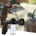 thumbnail image 1 of FHBVT High Pressure Garden Hose Nozzle with Soap Dispenser 8-in-1 Spray Mode Car Washing Watering Plant Showering Hose Foam Sprayer for Yard Patio Auto Home Cleaning Supplies Holiday Gift Accessory, 1 of 3