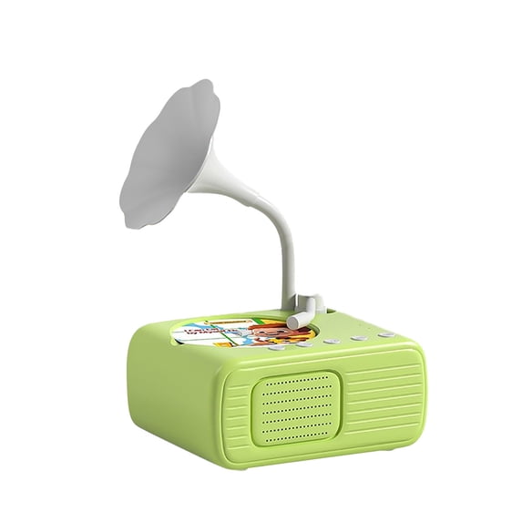 FHBVT Kids Phonograph Early Education Puzzle Toy with 96 Sound Cards Bluetooth Enabled Recording Function Music Enlightenment Odorless Cute Shape Parent-Child Interaction Christmas Gift for Children