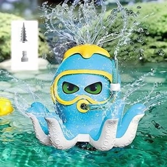 FHBVT Kids Water Sprinkler Lightweight Safe Non-Toxic Material Rounded Edge No Electricity Gentle Water Stream for Boys Girls Backyard Pool Party Garden Beach Daycare Summer Water Play Toy