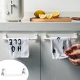 thumbnail image 1 of FHBVT Kitchen Non-Perforated Storage Rack, Cabinet Door Hook Dishcloth Towel Rack for Bathroom, Laundry Room & Kitchen, Easy Installation Hanging Organizer for Small Spaces, 1 of 9