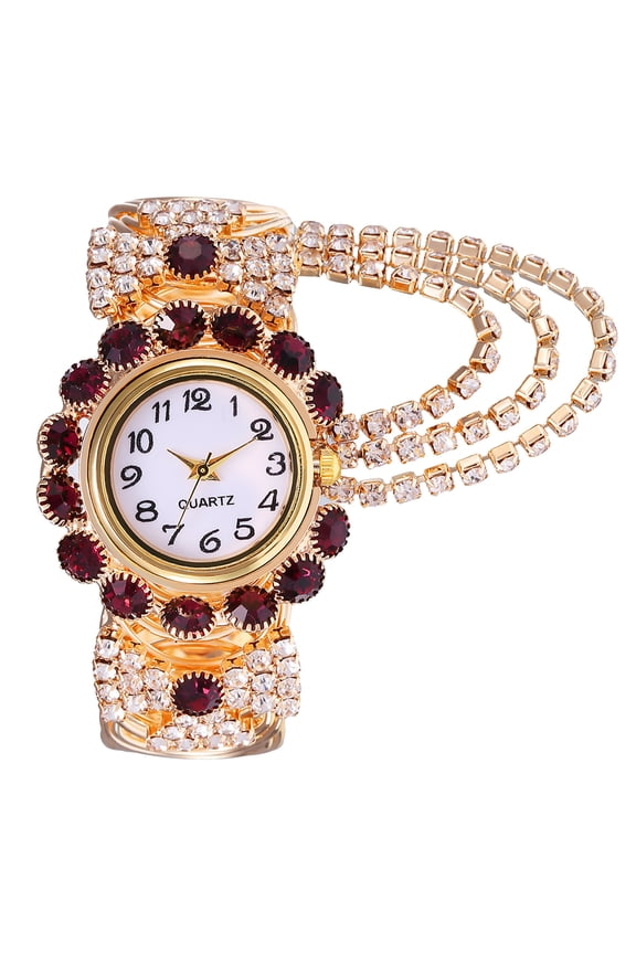 Ladies Temperament Quartz Watch, Fashionable Alloy Bracelet with Open Stainless Steel Buckle, Elegant Round Dial, Stylish and Practical Wristwatch for Women, Ideal for Casual Formal Occasions