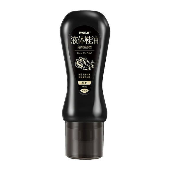 FHBVT Leather Shoe Oil Liquid, 100ml Leather Cleaner and Polisher, Softens and Protects Leather Shoes, Bags, and Goods, Ideal for Restoring Shine and Preventing Damage
