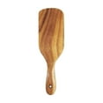 thumbnail image 1 of FHBVT Long Handled Teak Wood Spatula Stirring Spatula Multi-purpose Cooking Utensil Ergonomic Handle Comfortable Grip Heat Safe for Frying Stirring Sauteing Stir-fry Home Kitchen Cooking Party Decor, 1 of 2