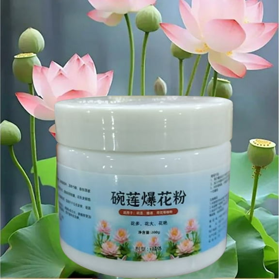 FHBVT Lotus Water Lily Fertilizer Hydroponic Nutrient Solution Enriched with NPK Mycelium Protein Promotes Flowering Root Growth 2g Dilutes 1L Water Spray Every 7-15 Days for Aquatic Plants Sea Roses