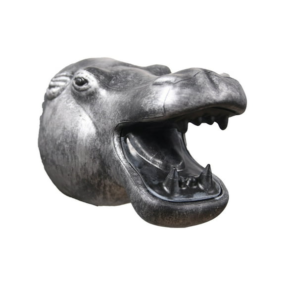 FHBVT Magnetic Bottle Opener Hippo Head Wall Mounted Bottle Opener for Beer, Soda, Jar, and Wine Bottles, Fun Kitchen Tool, Novelty Fridge Magnet for Bars, Kitchens, and Parties