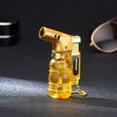 thumbnail image 1 of FHBVT Mini Inflatable Welding Torch Lighter High Temperature Straight Windproof Fixed Flame Elbow Design For BBQ Baking Camping Soldering Thanksgiving Christmas New Year Butane Lighter, 1 of 2