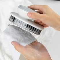 FHBVT Multi-Purpose Laundry Brush, Household Small Cleaning Brush for Clothes, Shoes, and Tiles, Soft Bristles for Effective Stain Removal, Easy Grip Handle for Convenient Everyday Use