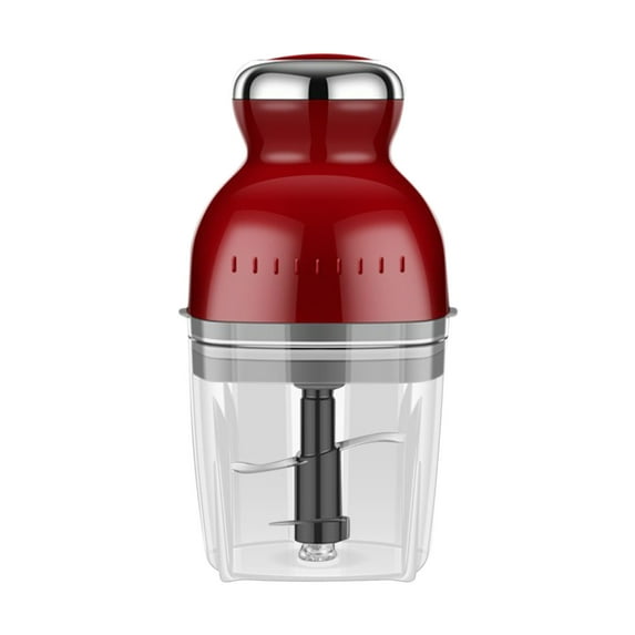 FHBVT Multifunctional Mini Food Processor 500ml Large Capacity Powerful Motor Detachable Stainless Steel Blade Meat Grinder Juicer Whisk Small Kitchen Appliance for Home Cooking Baby Food Making