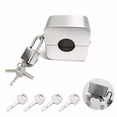 thumbnail image 1 of FHBVT Outdoor Faucet Lock Stainless Steel Spigot Cover Secure Hose Bib Protector Prevents Unauthorized Water Access Weatherproof Crash Pads Easy Install Heavy Duty Locking Guard For Home Yard Safety, 1 of 2