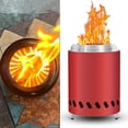 thumbnail image 1 of FHBVT Outdoor Wood-Burning Stove Portable Mini Fire Pit Tabletop Courtyard Patio Party Barbecue Bonfire Heating Stove Romantic Cozy Ambiance Relaxation Camping Backyard Outdoor Decor, 1 of 7