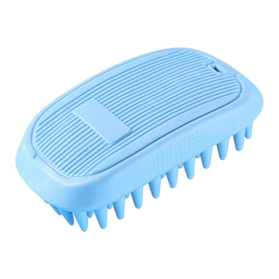 FHBVT Pet Massage Bath Brush for Cats and Dogs, Multi-functional Grooming Tool, Soft Silicone Bristles, Provides Deep Cleaning and Stress Relief, Ideal for Bathing, Massaging, and Hair Removal