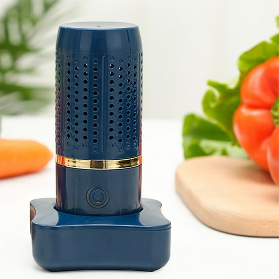 FHBVT Portable Fruit and Vegetable Washing Machine, USB Rechargeable Food Cleaner, Compact and Water-Saving Cleaner for Home, Travel, Camping, Kitchen Use, Keeps Food Fresh Longer