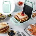 thumbnail image 1 of FHBVT Sandwich Maker for Home Use Quick and Efficient Breakfast Maker for Toasting Sandwiches Omelets More Non-stick Compact for Easy Storage Ideal for Small Kitchens or Dorm Rooms, 1 of 6