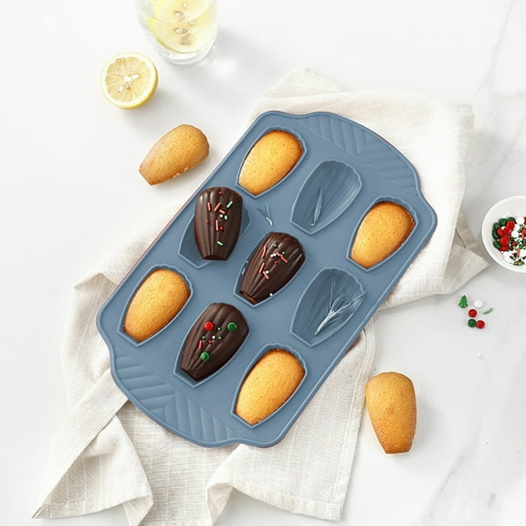 FHBVT Silicone Chocolate Cake Mould, 9-Cup Non-Stick Baking Tray for Cakes, Biscuits, and Desserts, High-Temperature Resistant, Easy to Clean, Kitchen Essential for Home Baking