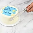 thumbnail image 1 of FHBVT Stainless Steel Cake Spatula Scraper, Mirror Finish Cream Leveling Knife for DIY Baking and Cake Decorating, Ergonomic Handle for Comfortable Use, Pies, Cupcakes, Desserts at Home, Bakeries, 1 of 7
